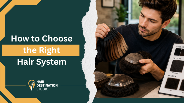 How to Choose the Right Hair System Colour, Texture & Density