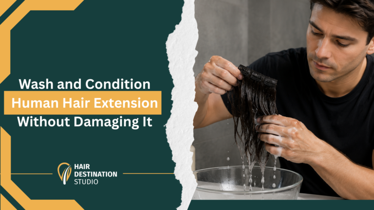 How to Wash Human Hair Extensions Without Damaging Them