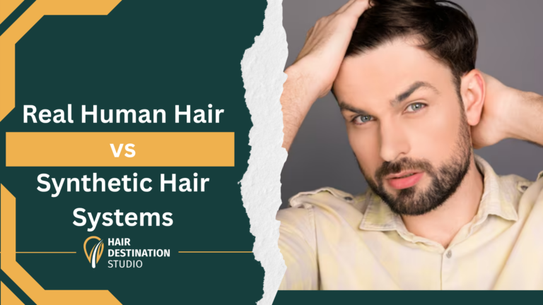 Real Human Hair vs Synthetic Hair Systems