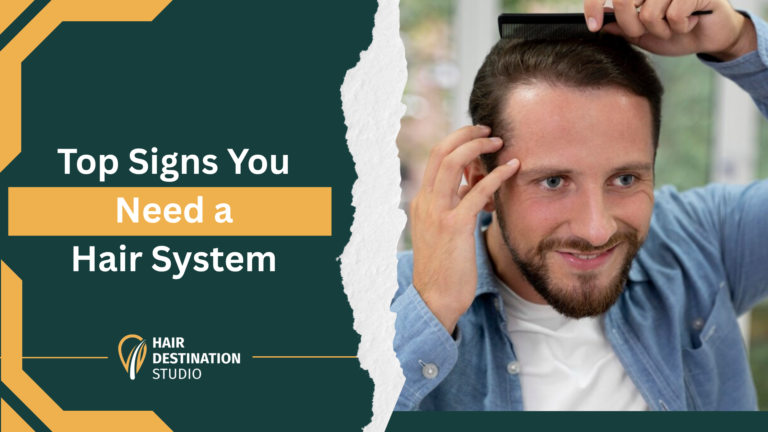 Top Signs You Need a Hair System